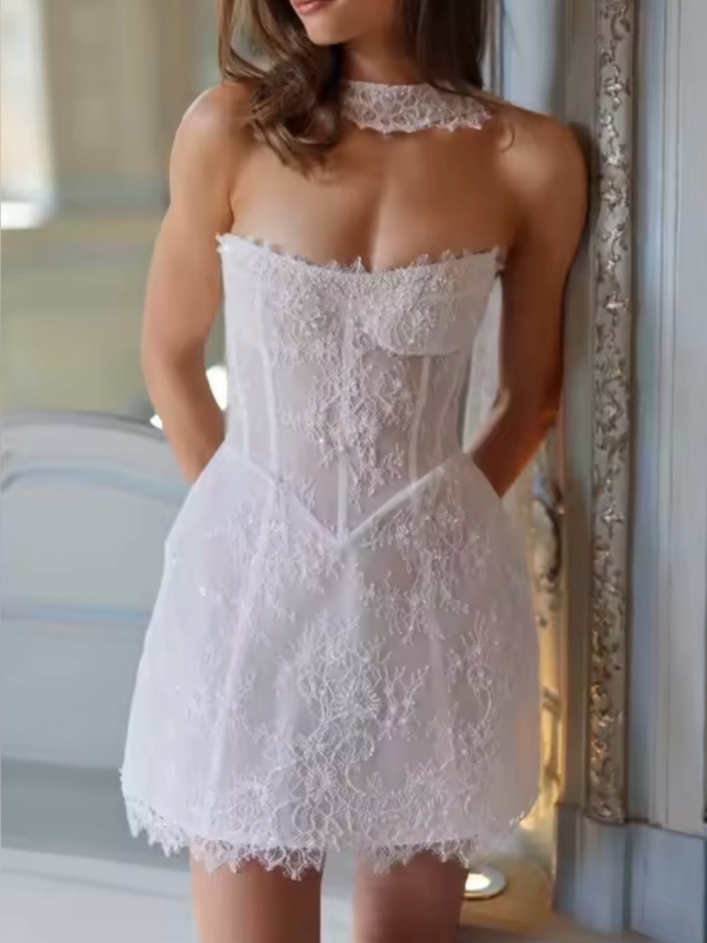 White Lace Dress